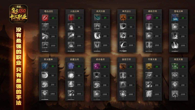 圣壕复古多职业图2