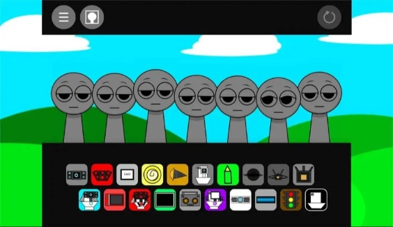 節(jié)奏盒子Sprunki泰坦聯(lián)盟圖1