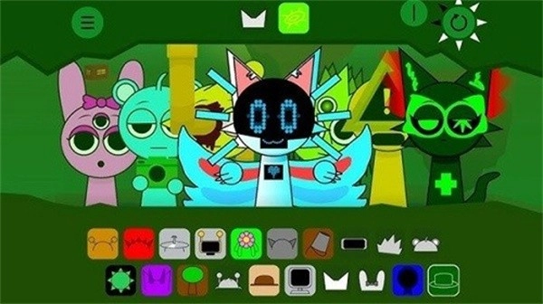 节奏盒子sprunki绿核模组2