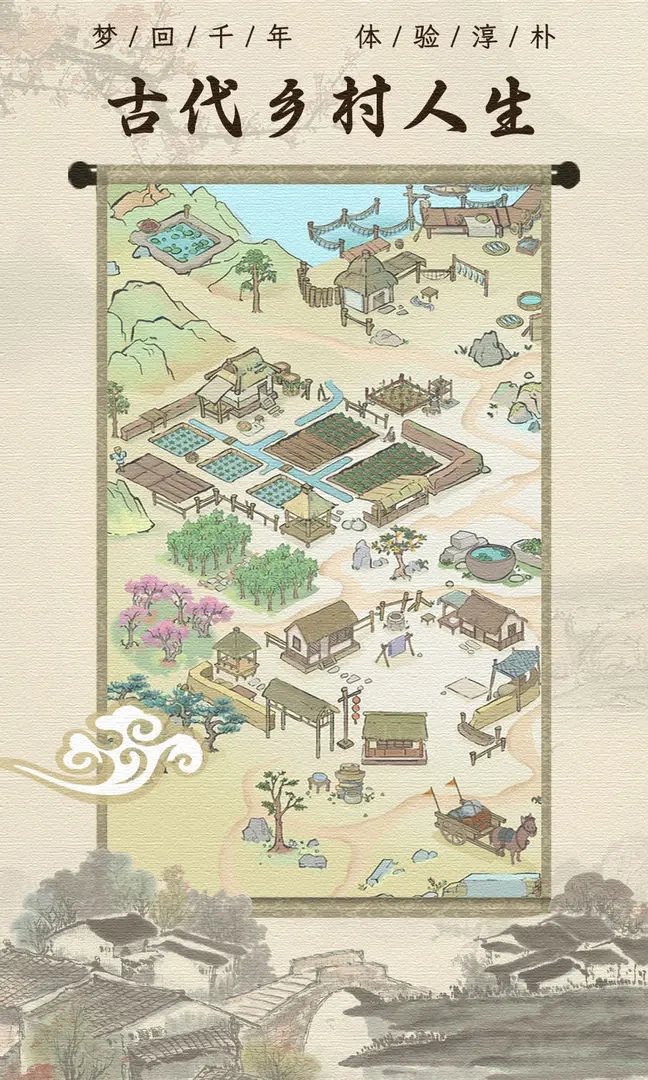 古代乡村人生图1