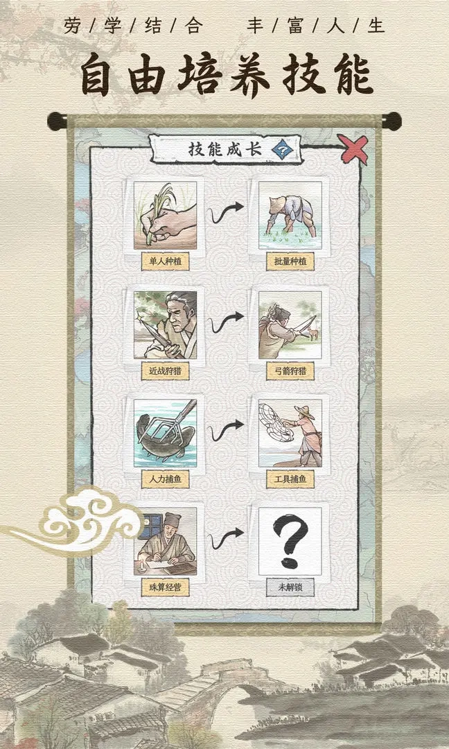 古代乡村人生图5