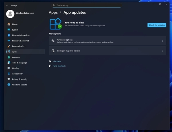 微软终于采取行动！统一管理Windows11所有应用的更新