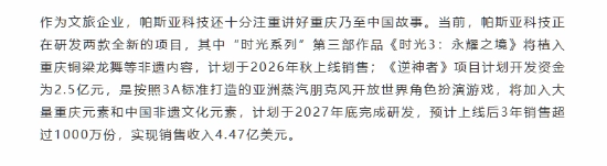 《逆神者》研发工作预计于2027年末收官，官方推测上线满三年时销量将突破千万份！