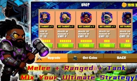 赛博朋克霓虹塔防战争图2