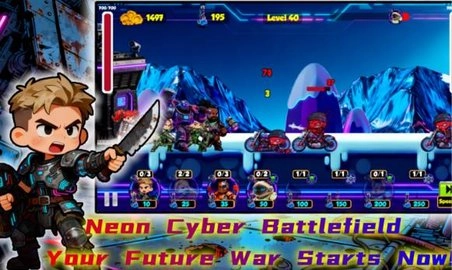 赛博朋克霓虹塔防战争图4