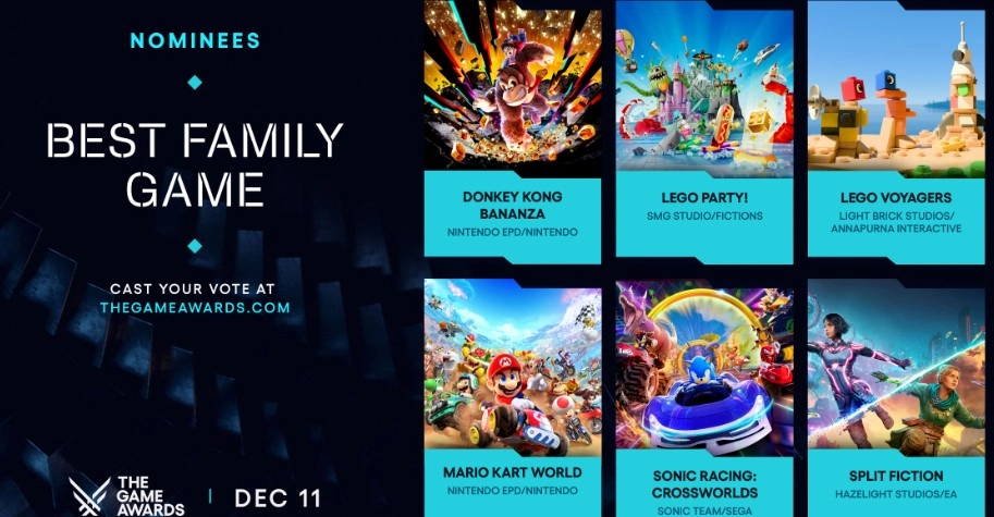 2025年度TGA所有获奖游戏名单汇总及完整公布总结