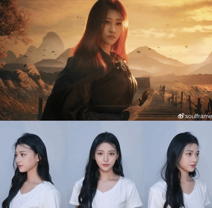 《影之刃零》女性角色脸模章谨之：见到游戏中的形象感到十分开心