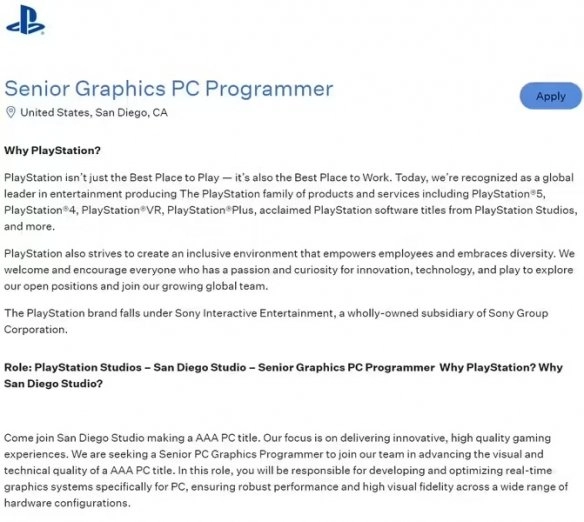 在《绝地潜兵2》之后，索尼旗下的PS5独占游戏《MLBTheShow》有希望首次登陆PC平台