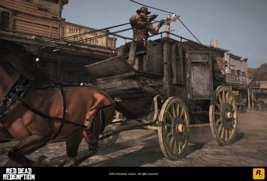 珍贵影像！R星《荒野大镖客》早期开发画面流出