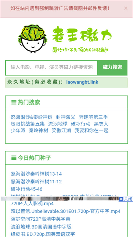 老王磁力安卓版截图
