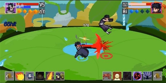 像素火影漩涡面麻版图2