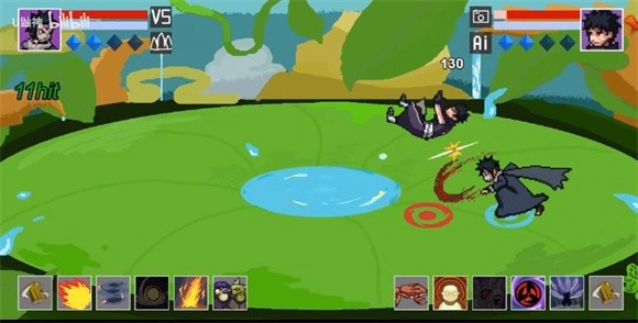 像素火影漩涡面麻版图3