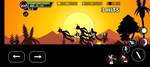 火柴人决斗四人版