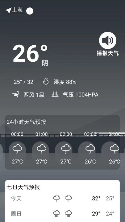 本地天气雨报准软件图2