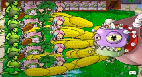 植物娘大战僵尸香蒲娘化版图1