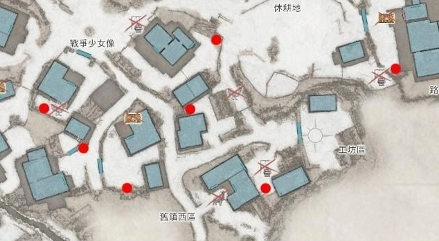 生化危机8村庄里的厕所门位置在哪里？生化危机8村庄所有厕所门的具体位置说明