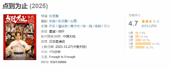 尹正主演的翻拍经典喜剧《金馆长》新片，豆瓣评分仅4.7分，口碑翻车了