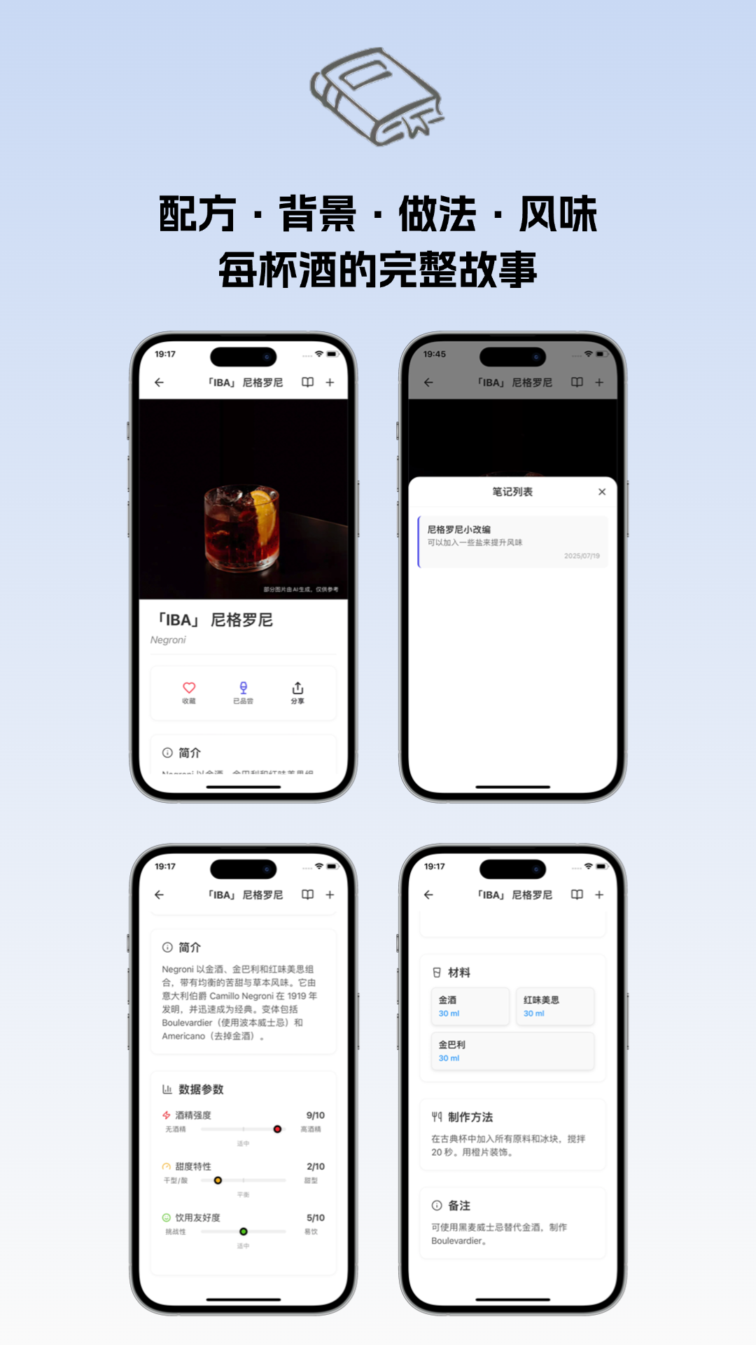 调酒笔记截图2