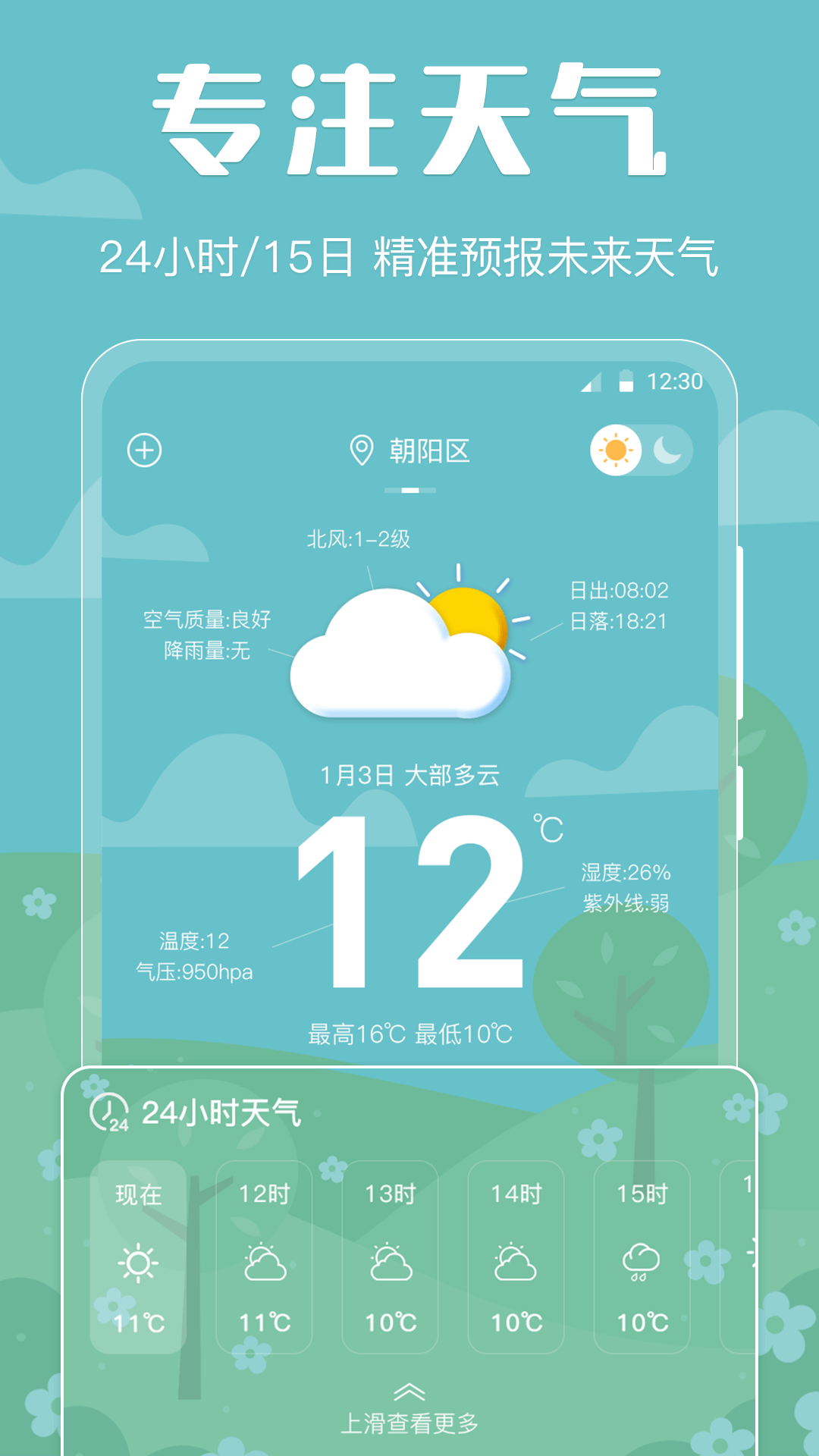 天气预报智能截图0