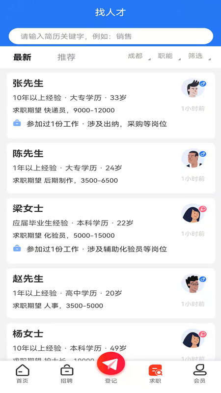 彭州人才网2