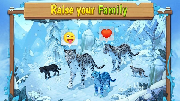 雪豹家族模拟器截图0
