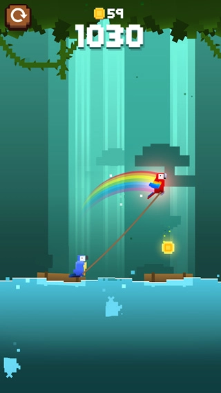 猴子绳索跳跃(1)