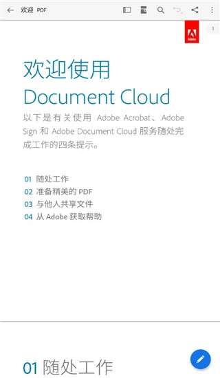 Adobe Acrobat Reader手机版(2)