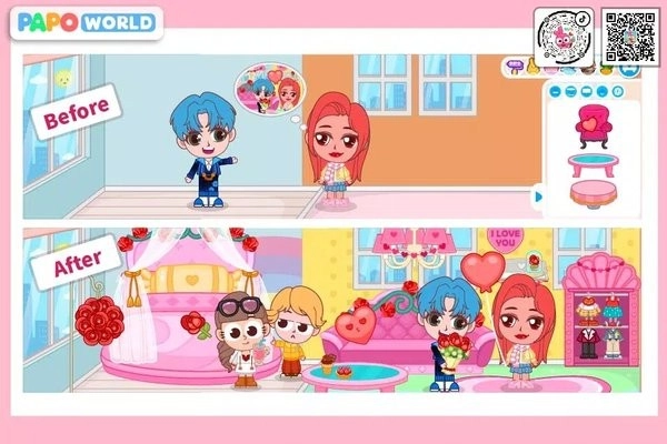 泡泡小镇世界游戏(Master Papo Town World)图1