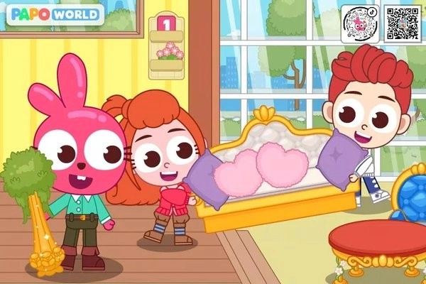 泡泡小镇世界游戏(Master Papo Town World)图3