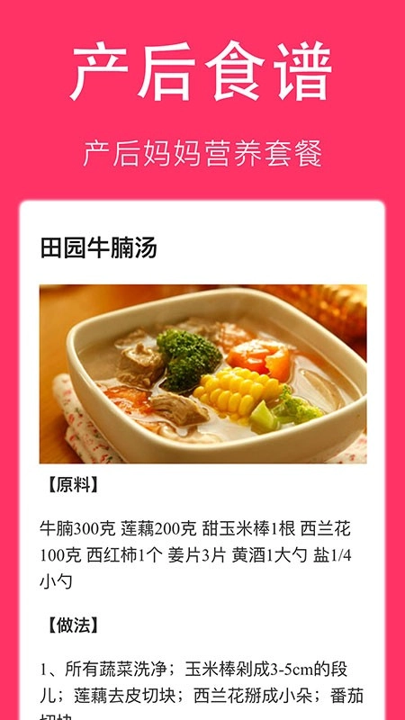孕妇食谱大全手机版图1