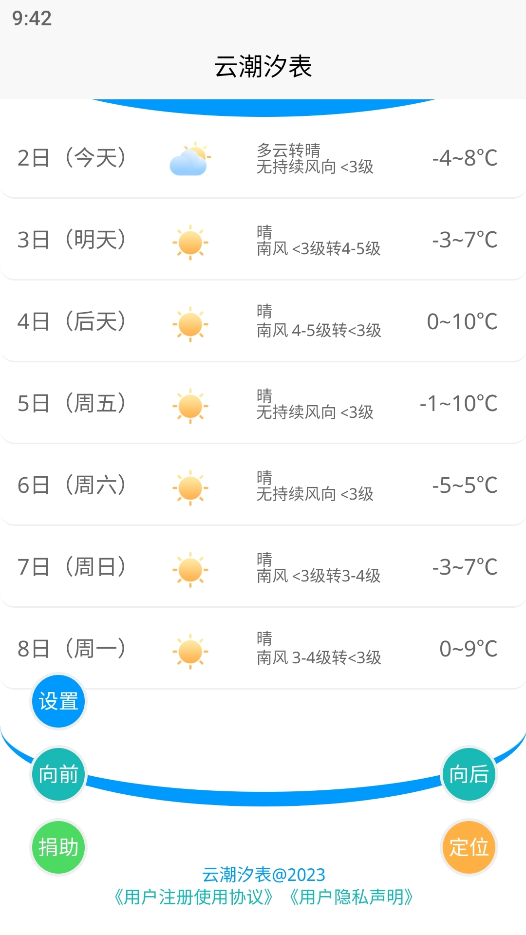 云潮汐表最新版图3