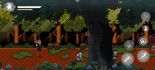 火山哥哥自制游戲黑神話悟空像素版-截圖2