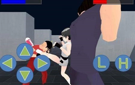 空手道女孩劈木板(Fighting Girl)