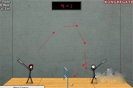 火柴人打羽毛球(Stickman Badminton)