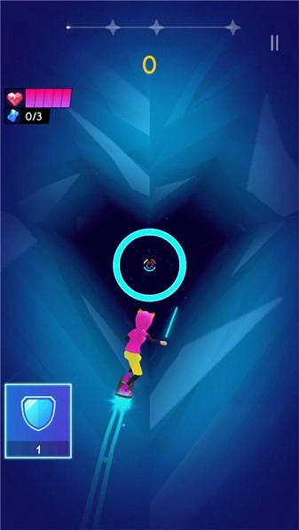 赛博朋克滑板少年