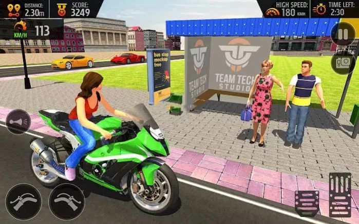 自行车出租车驾驶模拟器3D(Bike Taxi Driving Simulator)
