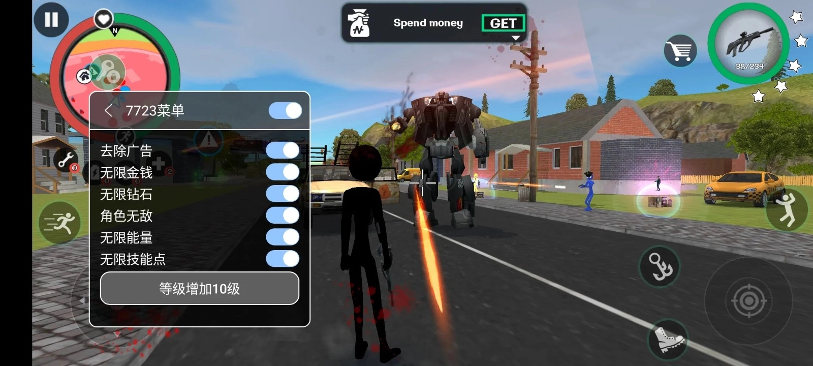 火柴人绳索英雄2(老版