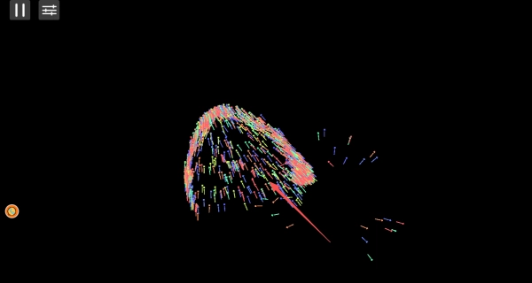 夜空绚烂烟花戏(3)