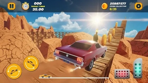 3D极限汽车特技(Impossible Car Stunt Game 3D)(1)