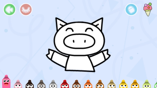 儿童游戏画画涂色