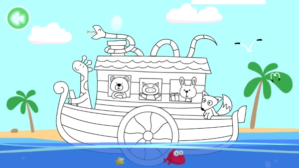 儿童游戏画画涂色