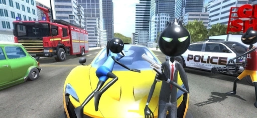 奇怪的火柴人(Amazing Crime Rope Stickman)(2)