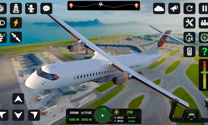 城市飞行员模拟器驾驶飞机(1)