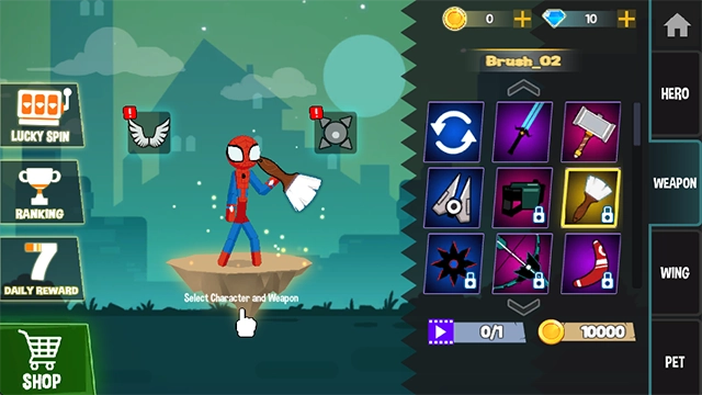 波比vs火柴人(Stickman Fighting Supreme)