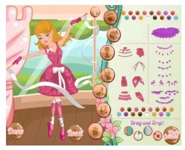 芭蕾舞女演员漂亮女孩(Ballerina Pretty Girl Dress up)