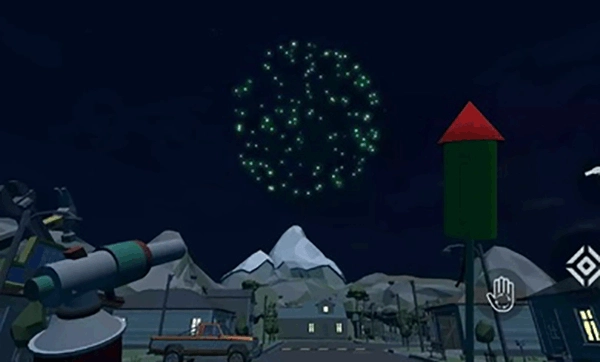 烟花放射模拟器