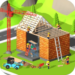 模拟挖掘机建房子