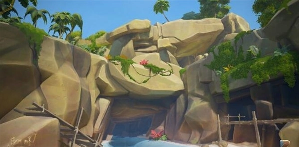 海盗题材冒险游戏《盗贼之海(SeaofThieves)》新一批截图被曝光