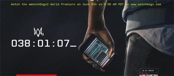 《看门狗2》预告片已曝光，将于6月8日午夜12点正式发布