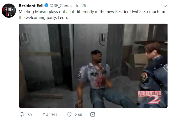 《生化危机》趣味短片：马文跨越二十载拯救里昂